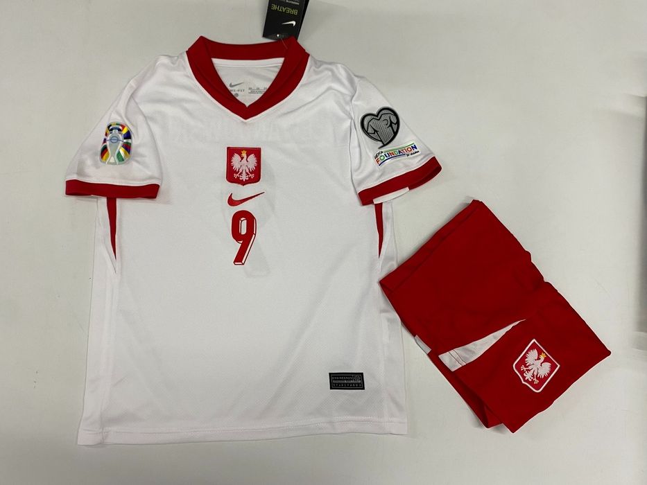 Stroje dziecięce Reprezentacji Polski Lewandowski 9 18-28