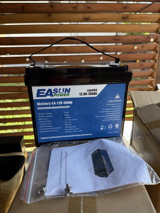 Новий акумулятор LiFePO4 12V 100Ah EAsun