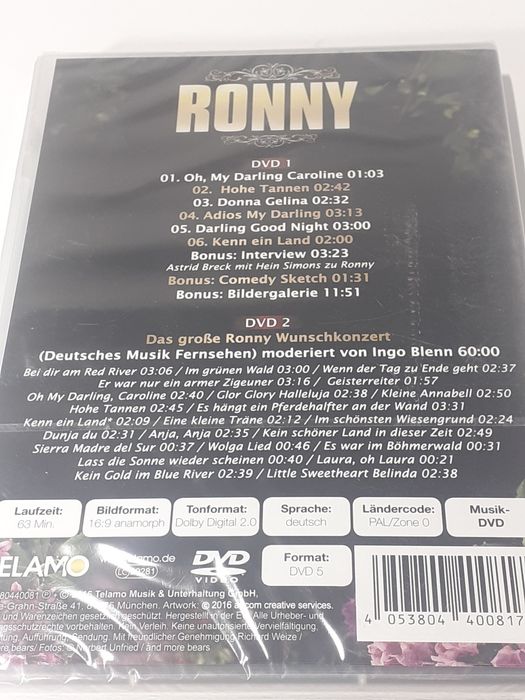 Ronny The Best of DVD