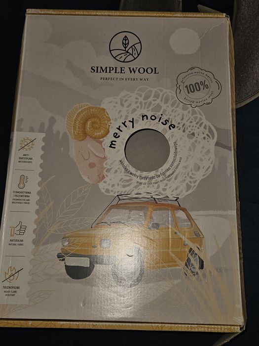 Simple wool wkladka do.fotelika