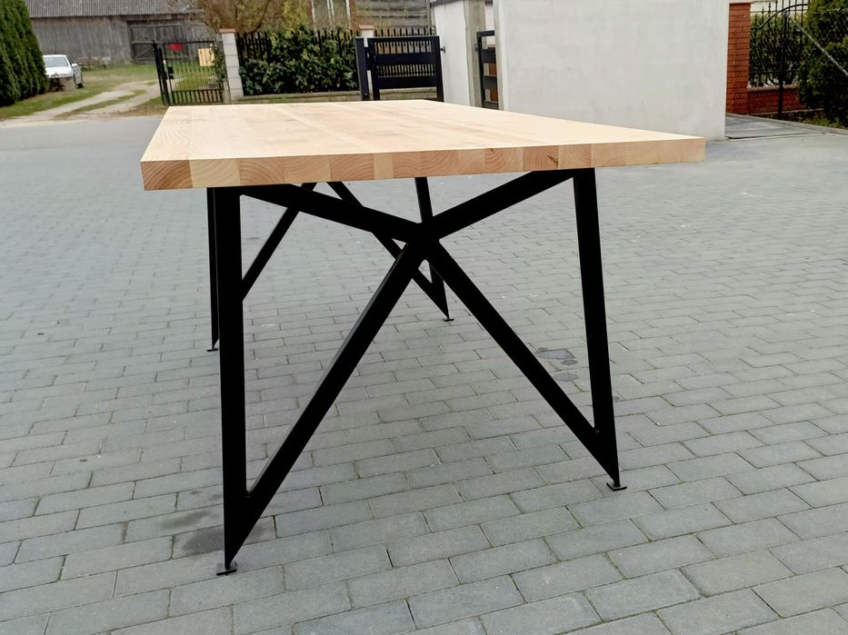 Stół Drewniany  jesion 100% lity 200x90 ZAPRASZAM