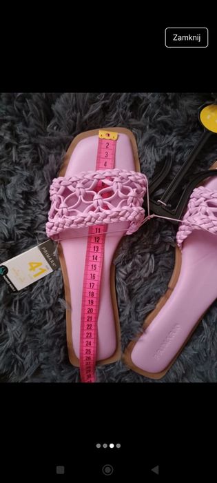 Klapki ażurowe Primark 41