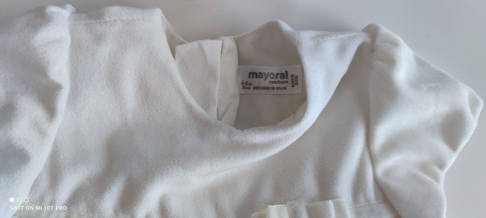 Sukienka Mayoral 70 + opaska Jamiks 40 śliczny komplet