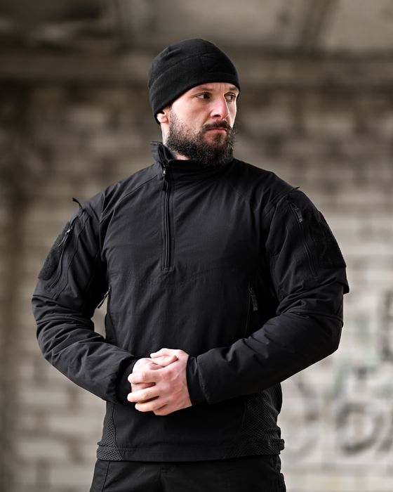 Зимовий анорак куртка YINREN Combat Gen II Shadow чорний тактичний