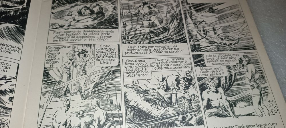 banda desenhada raríssima de flash gondon de 1978