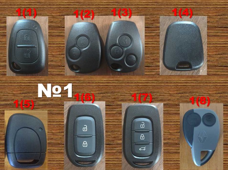 (№1) Корпус ключа Renault  Opel Vivaro Trafic Magnum
