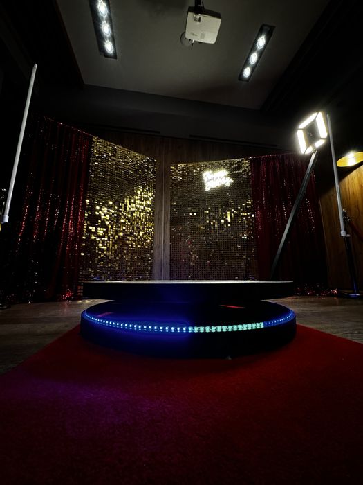 Fotobudka 360 - Kompletny Zestaw 100cm + Akcesoria