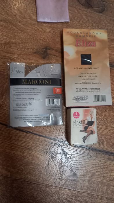 Podkolanówki 3 pary