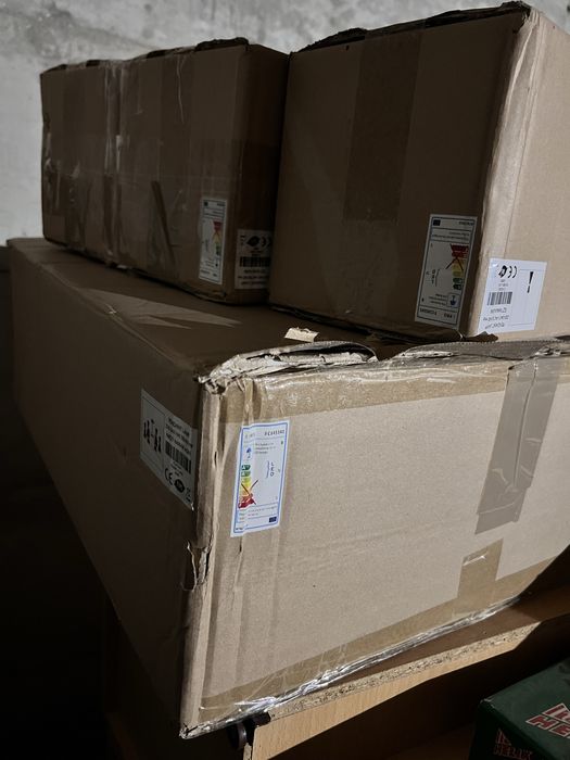 Conjunto de candeeiros NOVOS, estilo industrial preto e dourado