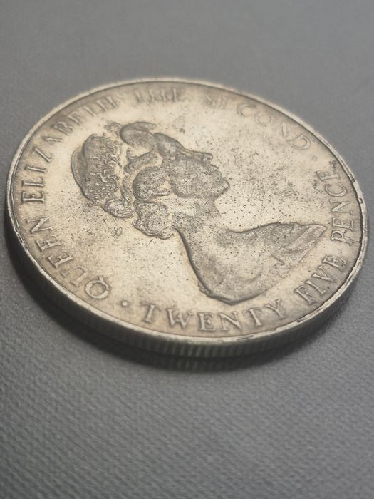 One dolar i 25 pence DEFEKT