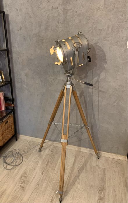 Lampa podlogowa PRL  Loft Vintage Glamour Boho Retro