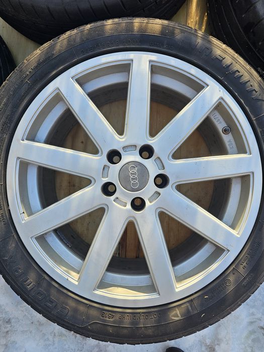 Alufelgi r18 5x112 z oponami i dystanse 15mm