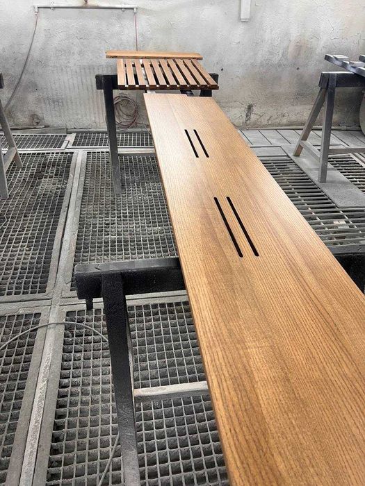 Подоконник из массива ясеня