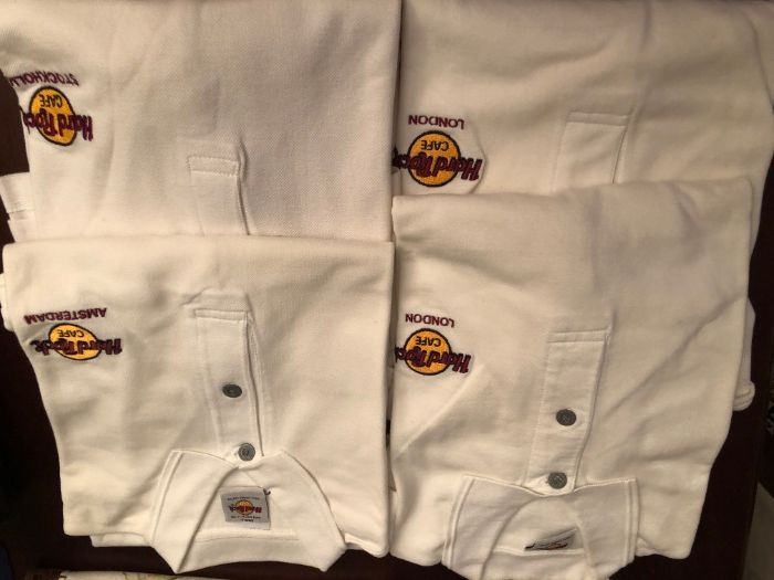 Polos Hard Rock Café – 25€ – novos – sem uso