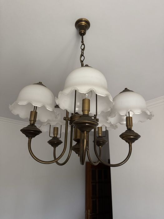 Par de candeeiros de teto sala