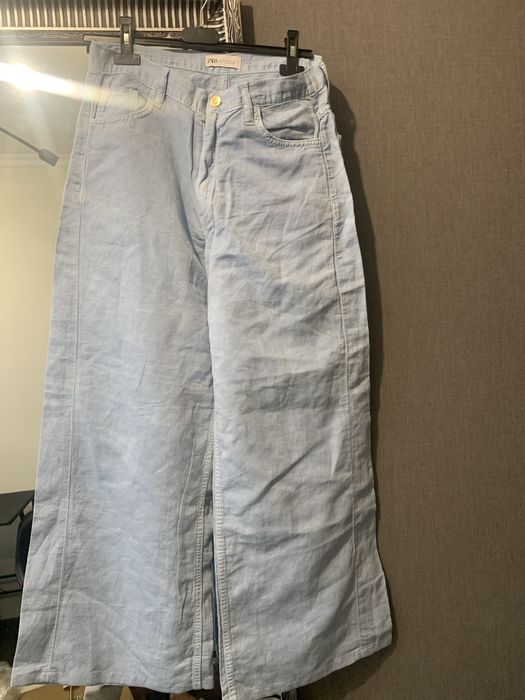 Легеньки штани baggu по типу джинсів Zara