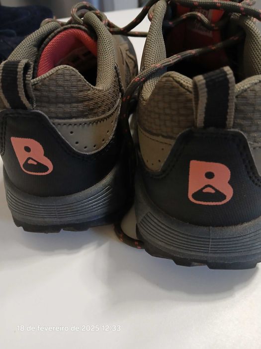 Tenis boriken cinza/rosa