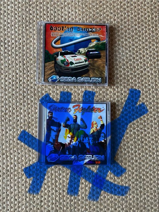 Jogos Sega Saturn - Virtua Fighter e Bootleg