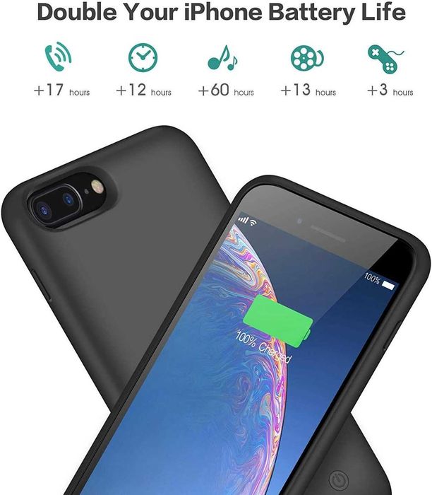 iPosible etui z baterią do iPhone 6/6s/7/8 Plus powerbank 8500mAh case