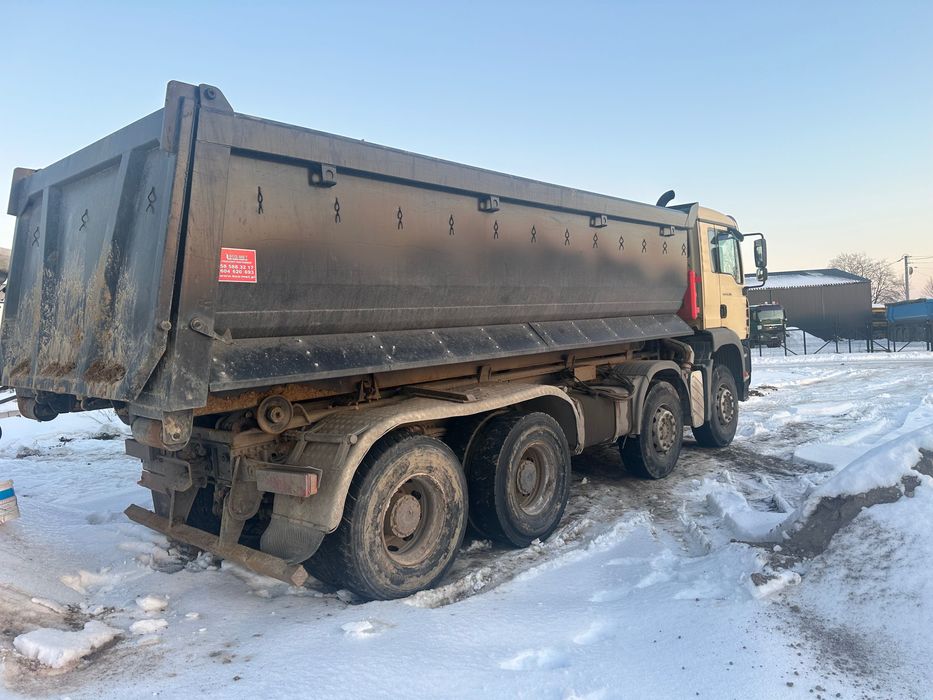 Man Tga 35.390 zwolnica resor 8x4 Hakowiec  wywrotka