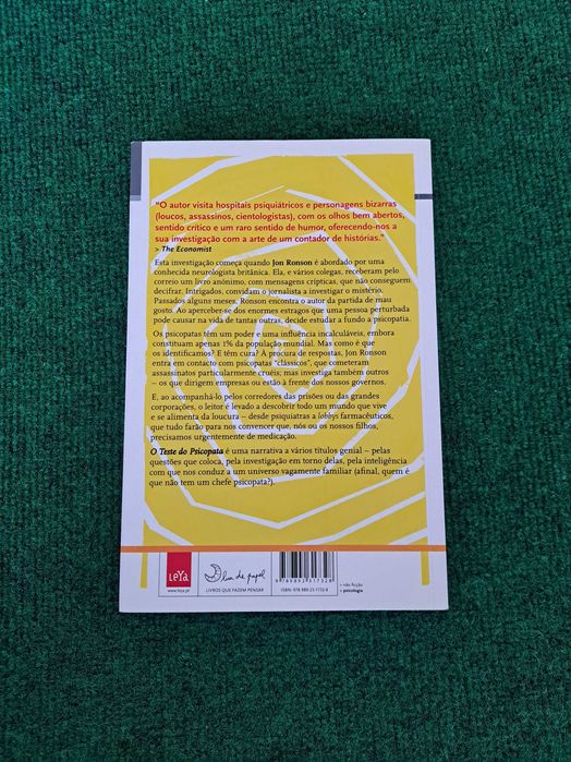 O Teste do Psicopata - Jon Ronson