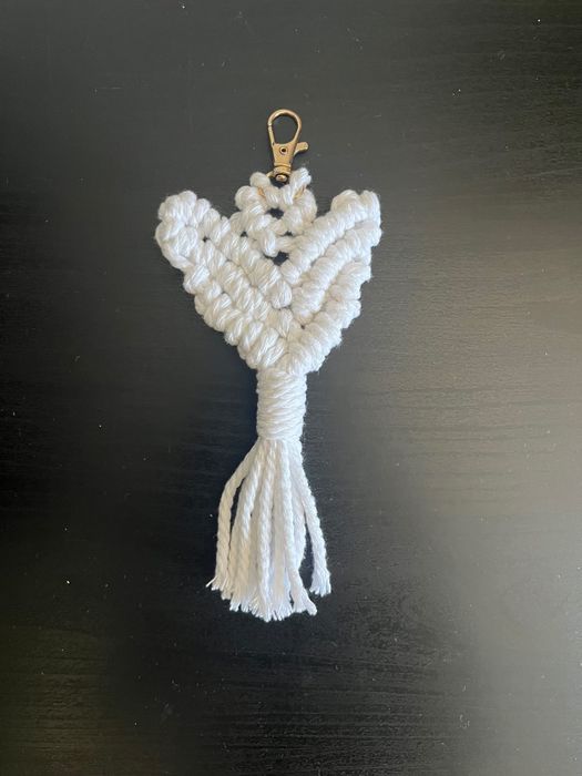 Porta chaves em macrame