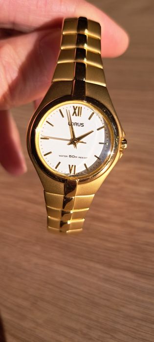 Lorus zegarek damski vjz1-x018 złota nowa bransoleta bateria