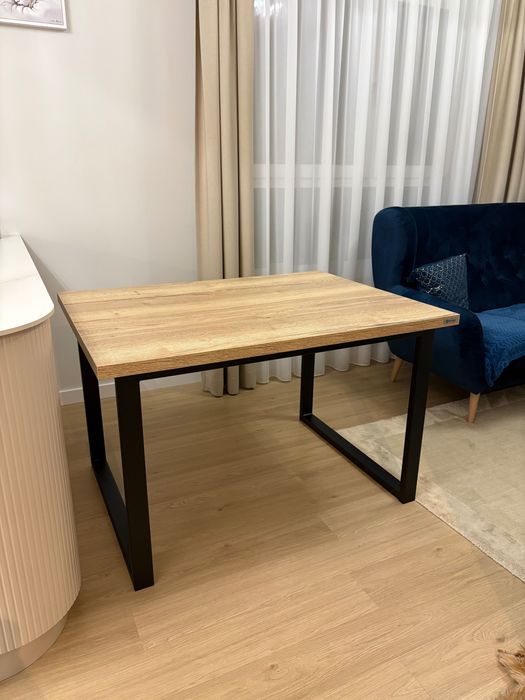 Stół loftowy 120x90 PARYŻ - Loft in home