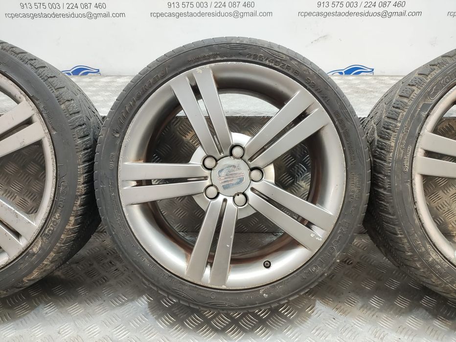 Conjunto 3 Jantes 18 Seat Leon 1P FR 7,5J ET51 5x112