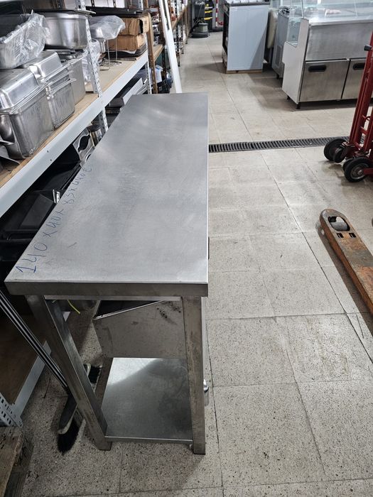 Bancada inox com bate borras