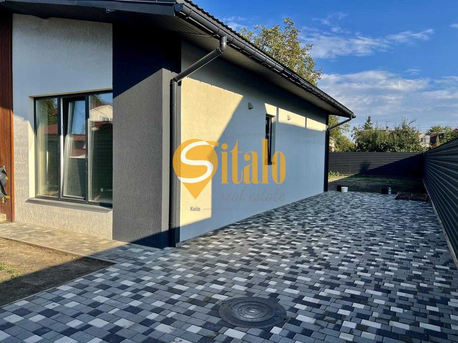 Сучасний одноповерховий будинок, 118 Садова, Осокорки, Славутич 4 км