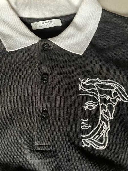 VERSACE collection POLO t-shirt TOP MILANO Oryginał meduza UNIKAT XL