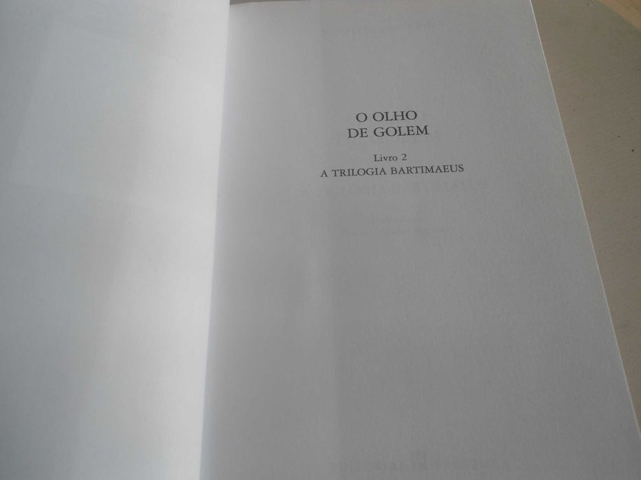 A Trilogia Bartimaeus (Livros 1 e 2) por Jonathan Stroud
