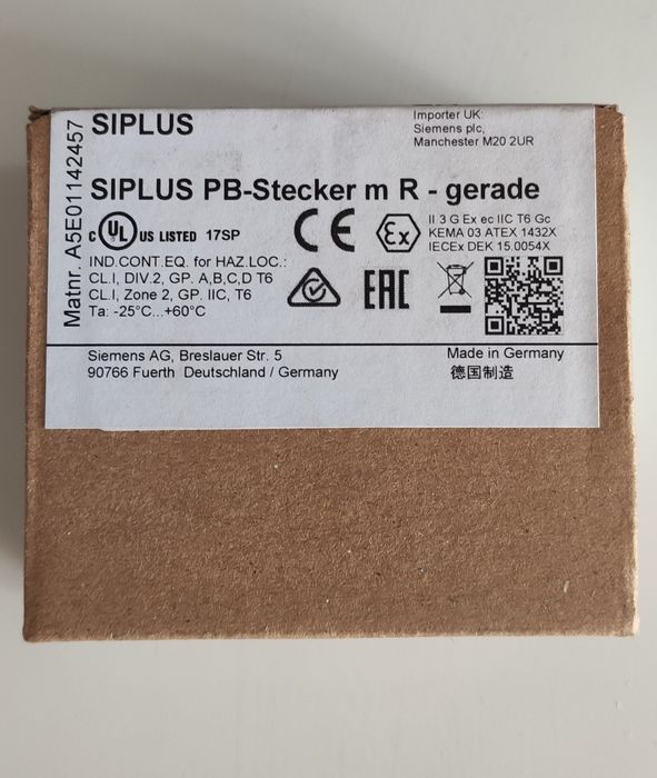 Роз'єм Profibus Siemens 6AG1972-0BA12-2XA0