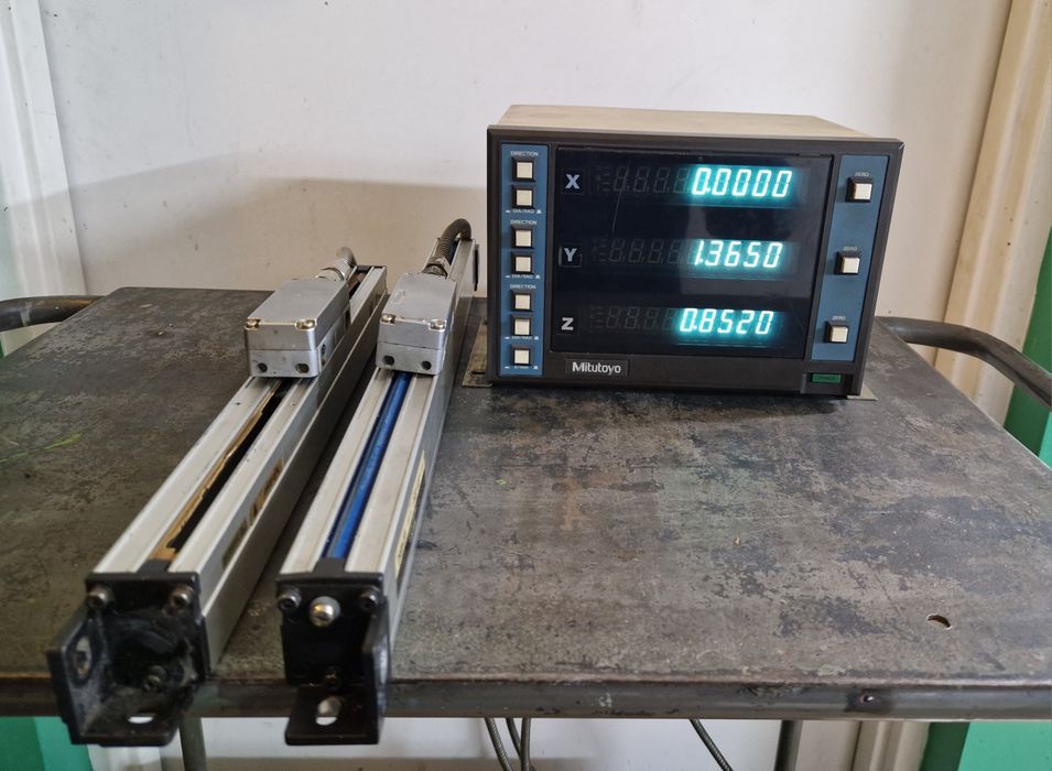 Odczyt cyfrowy Miotutoyo + 2 liniały