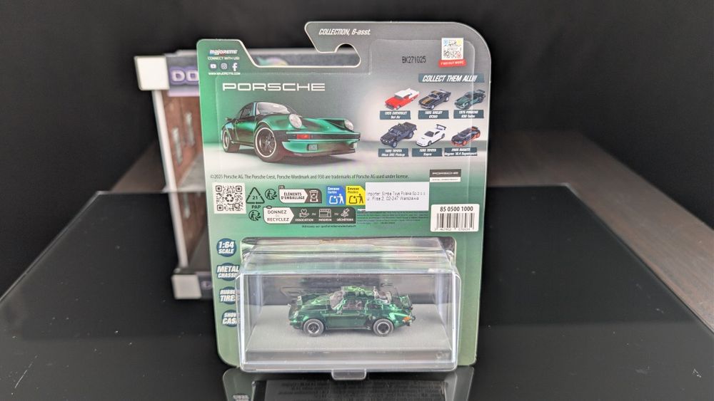 1975 Porsche 930 Turbo Majorette z gablotką