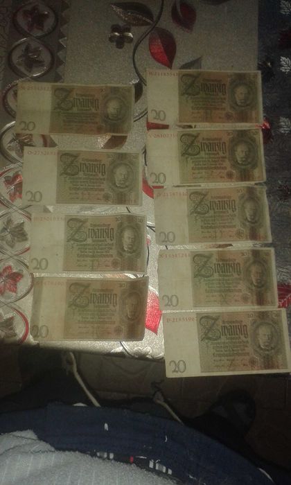 Sprzedam niemieckie banknoty i