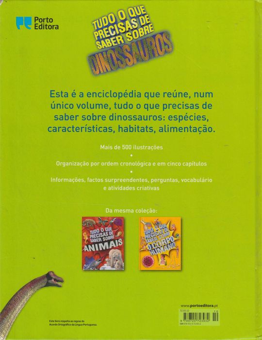 Tudo o que precisas de saber sobre dinossauros
