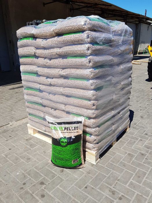 Pellet drzewny GREEN Certyfikowany oraz inne od 1 palety