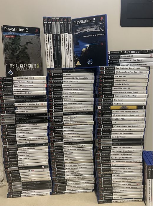 Gry na playstation 2 PS2 - silent hill, GTA, Carbon, Def Jam, Warriors
