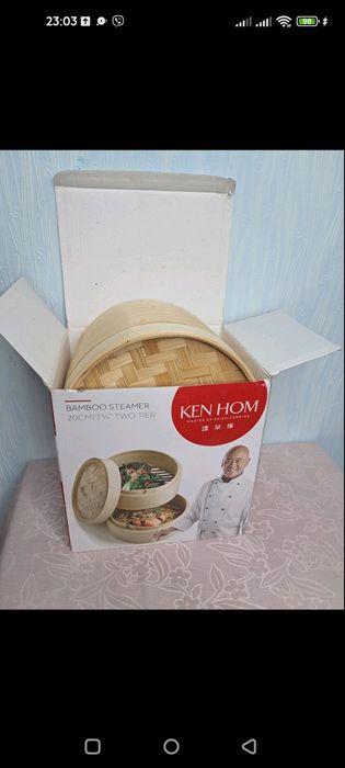 Пароварка бамбукова Ken Hom Excellence