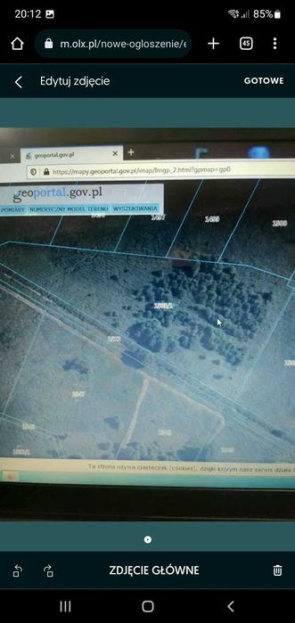 Dzialka rolna 79 arów