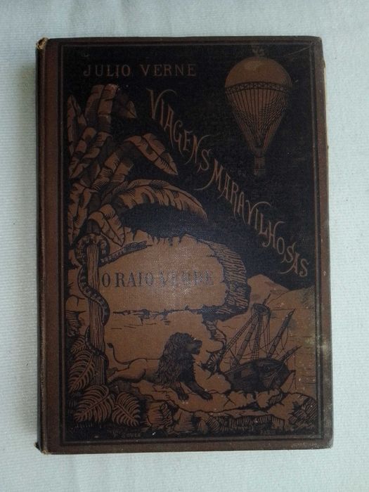 Antigo Livro de Júlio Verne ediçao de 1889