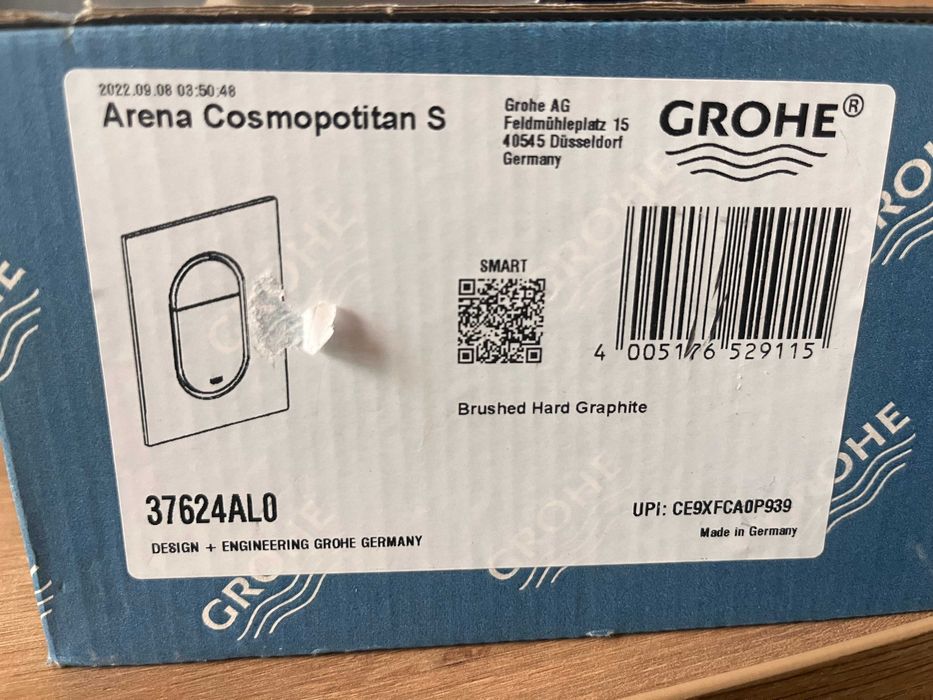 Przycisk do spłukiwania Grohe Arena Cosmopolitan S Brushed Hard Graphite