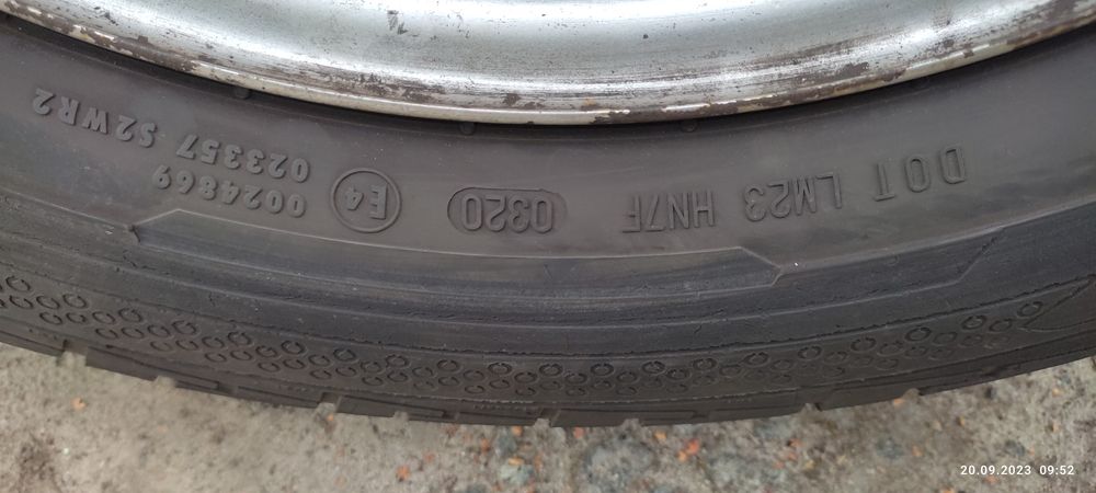 Продам 4 літніх шини с дисками 205/65R16C