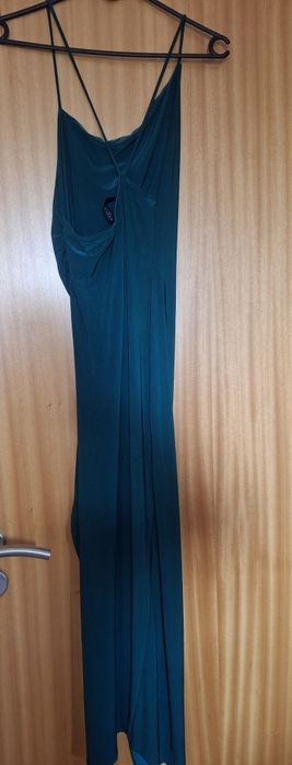 Vestido verde escuro Pull&Bear