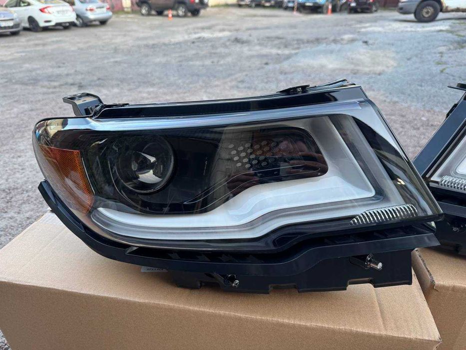 фара компас (LED ДХО) передні фари Jeep Compass (16-21)