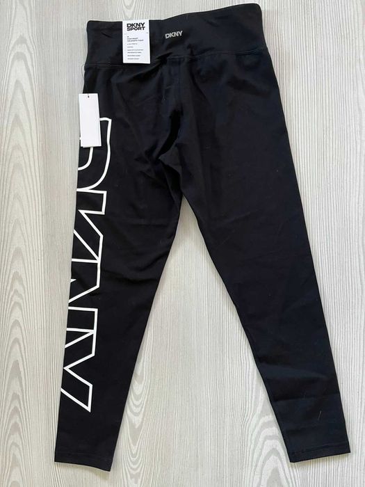 Легінси dkny з високою талією, утягуючі, довжина 7/8