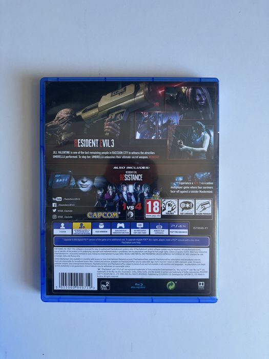 Resident Evil 3 ps4
