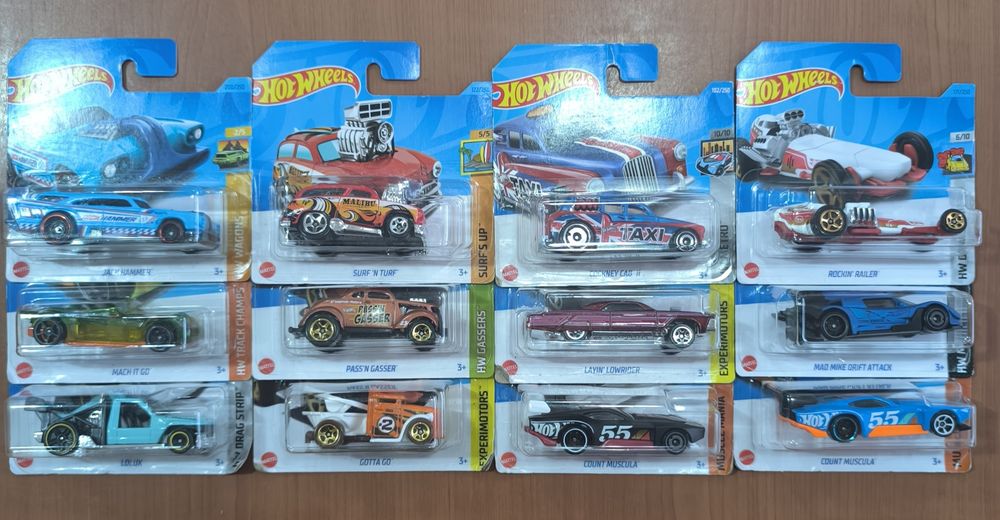 Lote de 9 Hot Wheels Exóticos